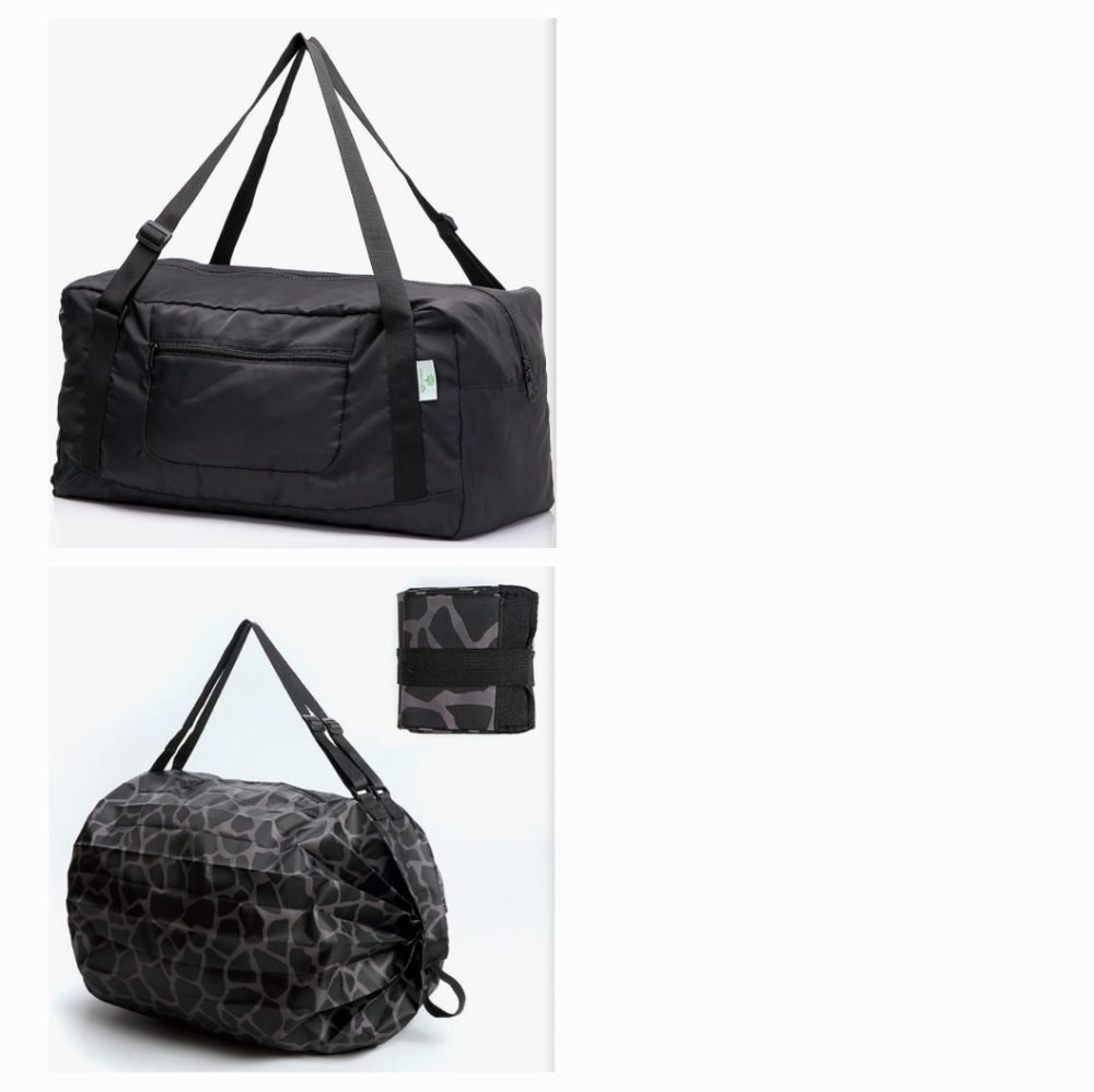 2 Packable Duffle Bags
